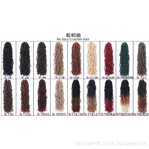 Bobbi boss Braids 36 inch in Synthetic Braid Crochet goddess dreaded dreadlocks Faux locs Hair Extension Nu locs Braid Hair
